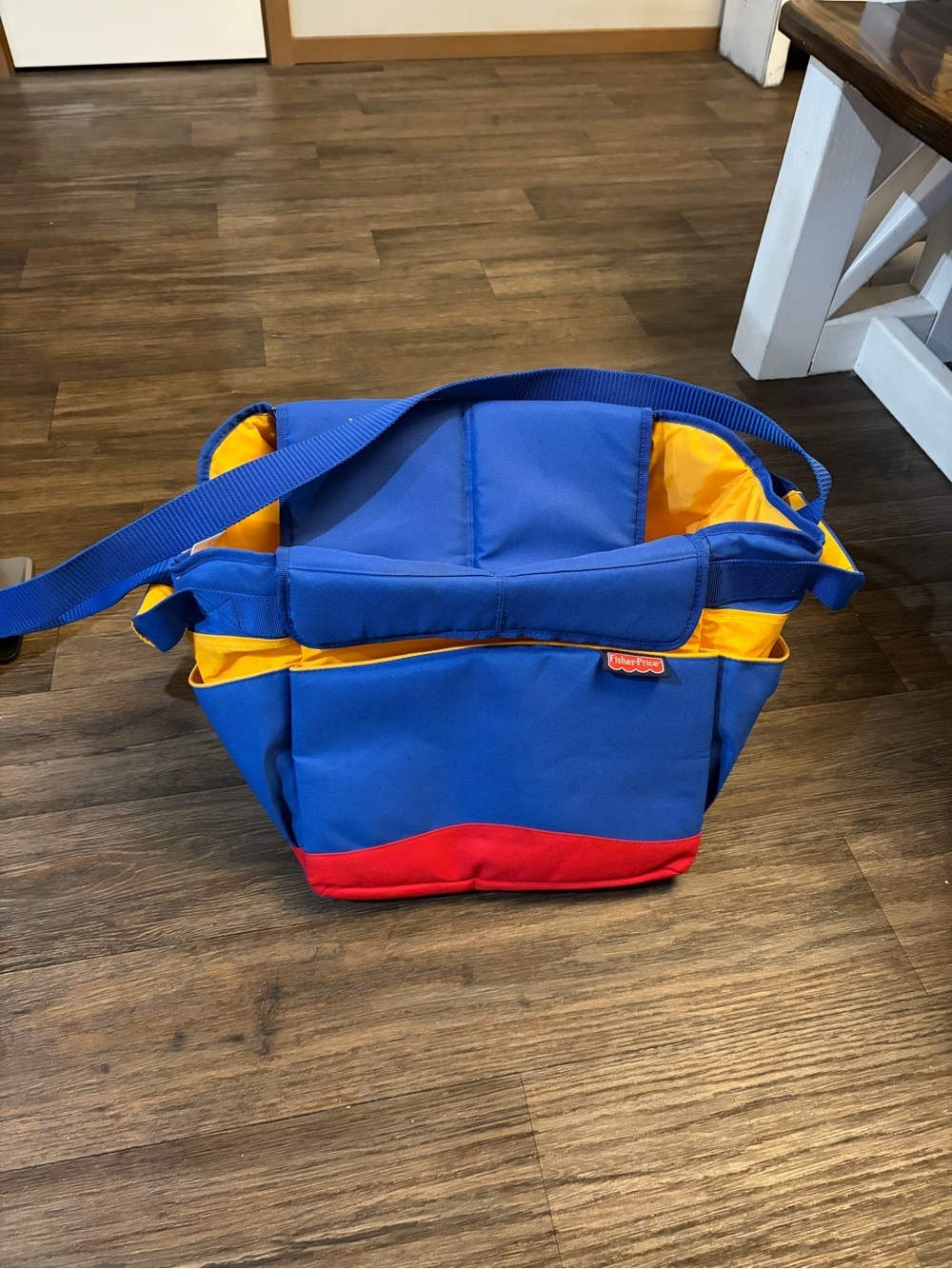 Retro 90’s Vintage Fisher Price Baby Diaper Bag Insulated ColorBlock Cooler Tote